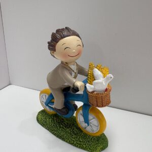 Figura Comunión Niño Bicicleta